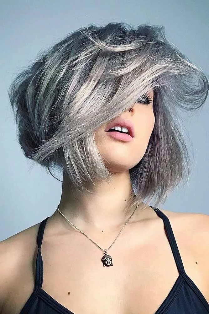 Прическа серые волосы 27 Cool Ways How To Wear Your Short Grey Hair In 2023 Gray hair cuts, Short grey