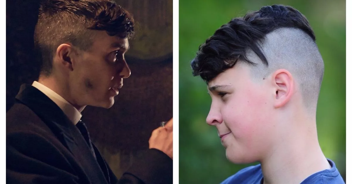 Прическа шелби Boy, 12, removed from class and given detention for his 'Peaky Blinders' haircut