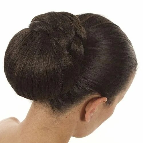 Прическа шиньон фото Clip-on Braided Hairpiece Bun 5 Shades Glamour hair, Bun hairstyles, Hair pieces