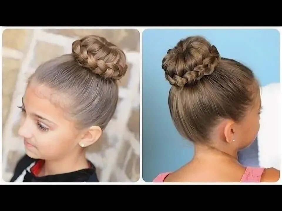 Прическа шишка для девочки Lace Braided Sophia Lucia Bun Updo Hairstyles Kids braided hairstyles, Kids hair