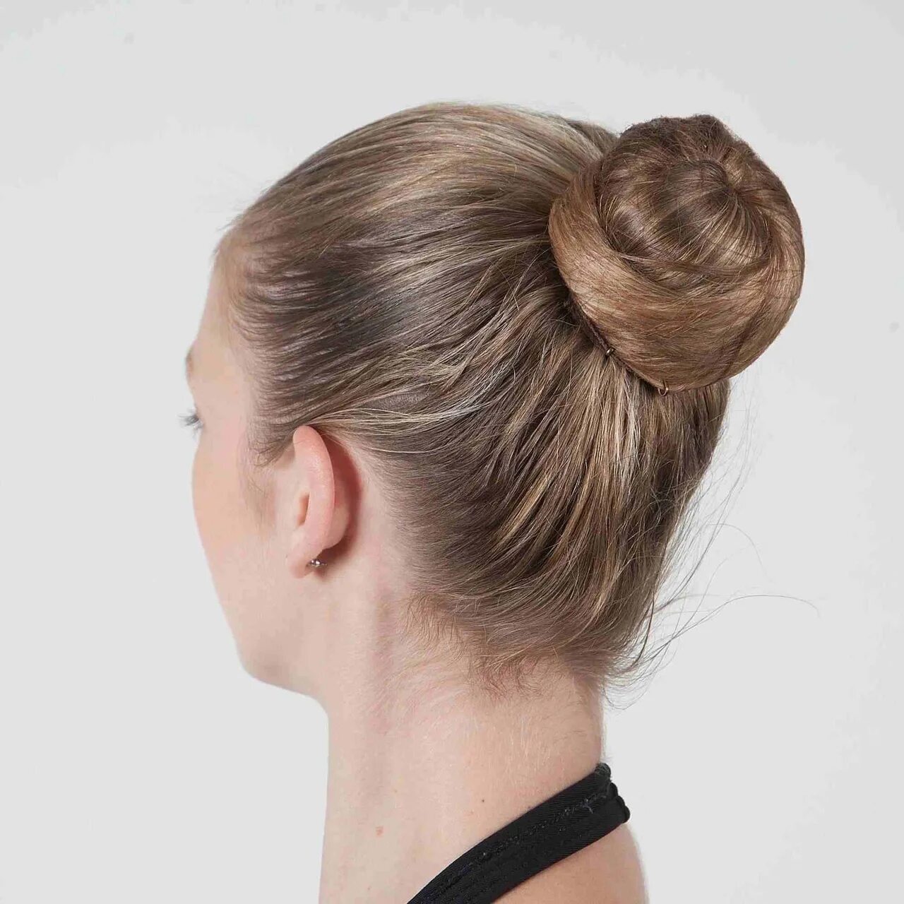 Ballet Bun - the Easiest Ever Ballet hairstyles, Dance hairstyles, Bun hairstyle