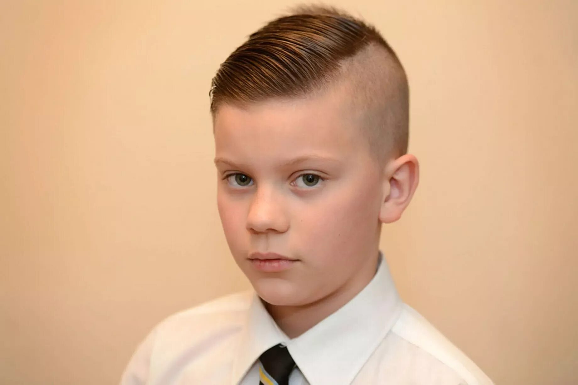 Прическа школьный мужской Tom Moseley, 10, from Winton has been removed from school on his birthday becaus