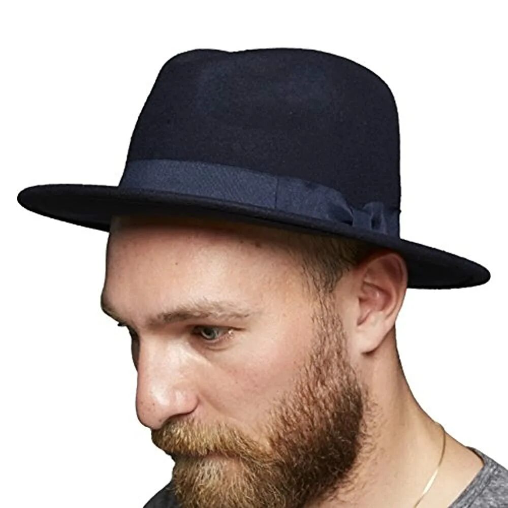 Прическа шляпа мужская Купить мужские шляпы трилби и федора Suit SUIT Herren Fedora Grand-Q7031, Blau (