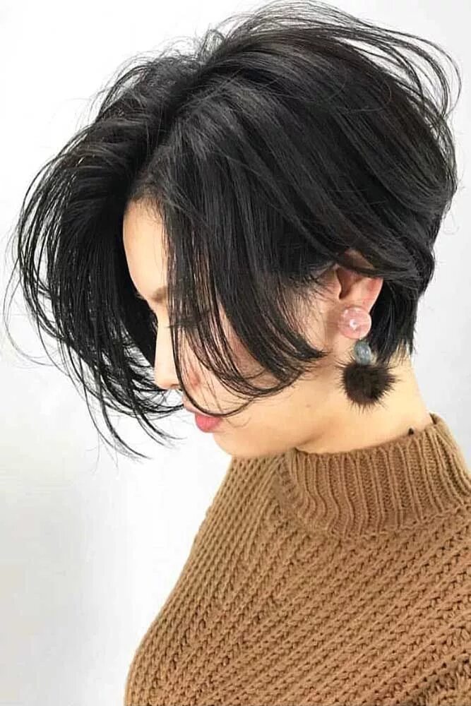 Прическа шторки для девушек на короткие волосы 15 Flattering Short Haircuts For Oval Faces Oval face haircuts, Shot hair styles