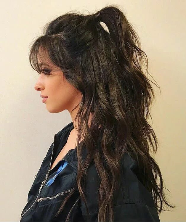 Прическа шторки на длинные волосы Camila cabello Cabello hair, Hair beauty, Hair styles