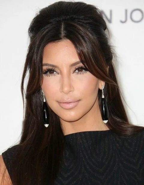 Прическа шторки на длинные волосы Top 15 Kim Kardashian Hairstyles - Kim Haircuts Pictures - Pretty Designs Kim ka