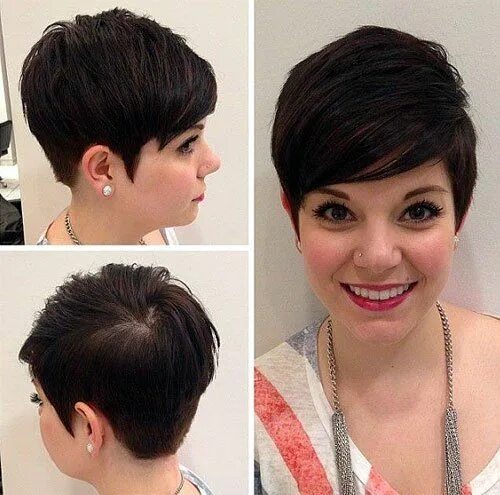 Прическа симметрия женская на короткие волосы 40 Bold and Gorgeous Asymmetrical Pixie Cuts Asymmetrical pixie cuts, Pixie hair