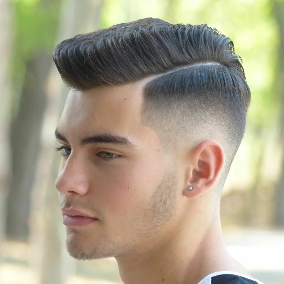 Прическа скачать бесплатно Side Part + High Fade - Men's Haircuts Dapper haircut, Flat top haircut, Men hai