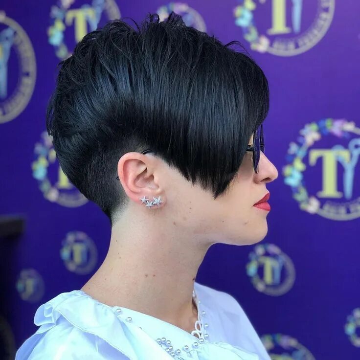 Прическа со шторками женская Pin on Pixie Cuts