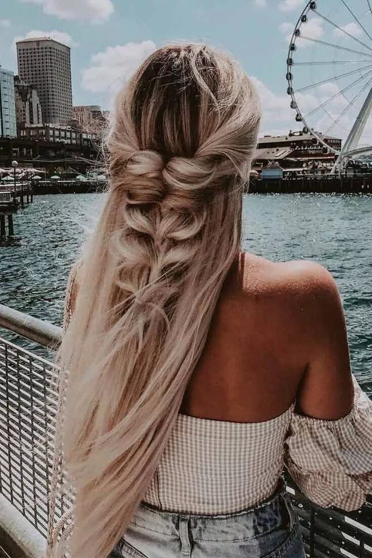 Прическа со светлыми волосами 40 Awesome Long Hairstyles For Women Long hair styles, Thick hair styles, Hair s