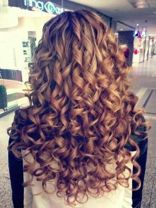 Прическа спиральки на средние волосы Soft spiral Long hair styles, Curls for long hair, Permed hairstyles