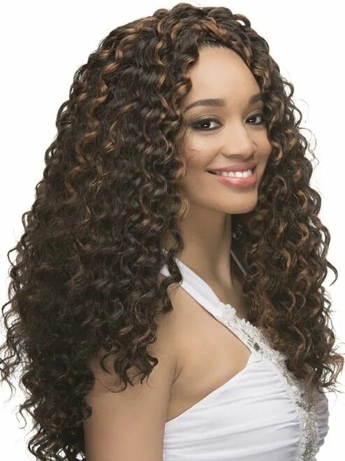 Прическа спиральки на средние волосы Latch Hook Loose Spiral Curl Braid 19" Straw curls, Spiral curls, Hair lengths