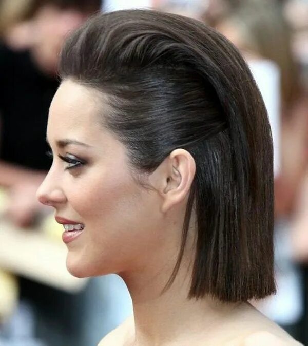 Прическа средние волосы назад faux-hawk-hairstyle-and-haircut-14 Prom hairstyles for short hair, Formal hairst