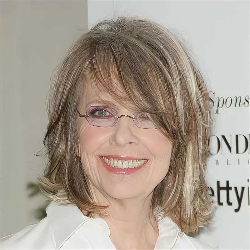 Прическа средних волос после 60 лет Diane Keaton's Best Hairstyles Ever Hair lengths, Medium hair styles for women, 