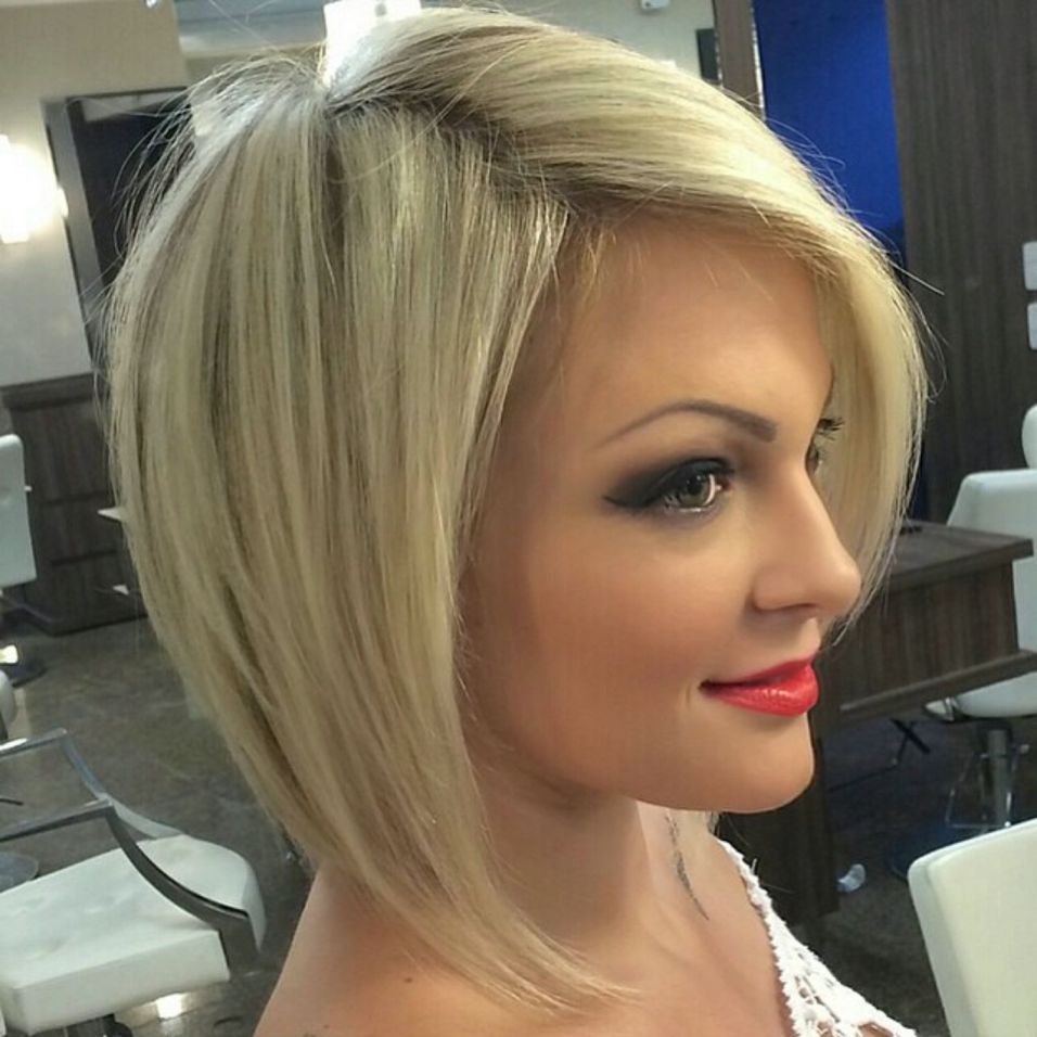 Прическа средний боб фото 60 Beautiful and Convenient Medium Bob Hairstyles Blonde bob haircut, Bobs for t