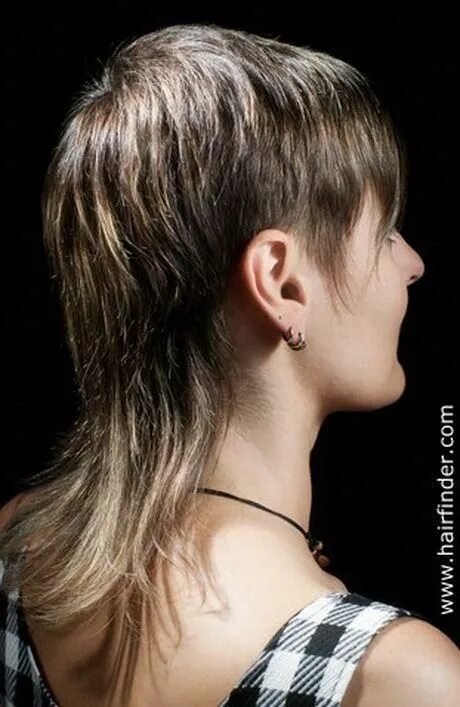 Прическа сзади длинные Short mullet hairstyles for women #modernhairstylesforwomen Mullet hairstyle, Mu