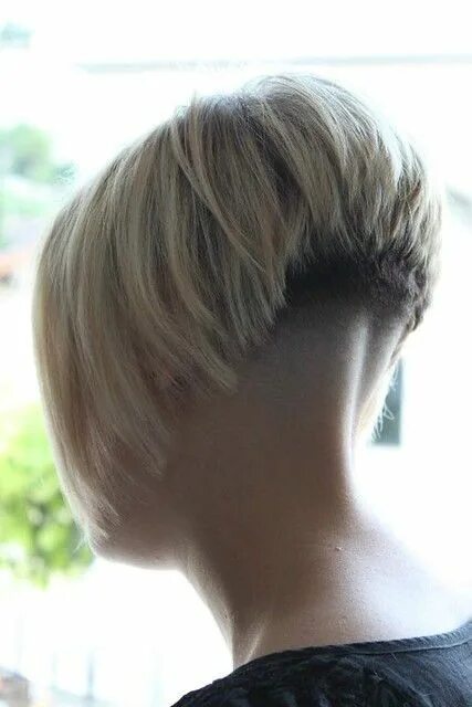 Прическа сзади коротко 248 Hair styles, Bob hairstyles, Shaved bob