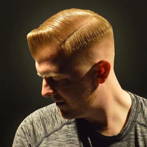 Прическа там Combover - Taper Haircut Trends