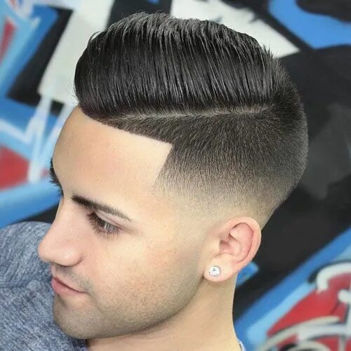 Прическа там Comb Over Hairstyles For Men: 45 Stylish, Popular Examples Comb over fade haircu