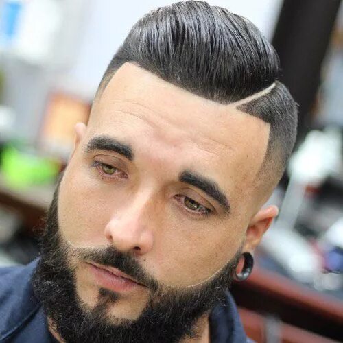 Прическа там Comb Over + Hard Part + Line Up + Beard Mens hairstyles, Haircuts for men, Comb 