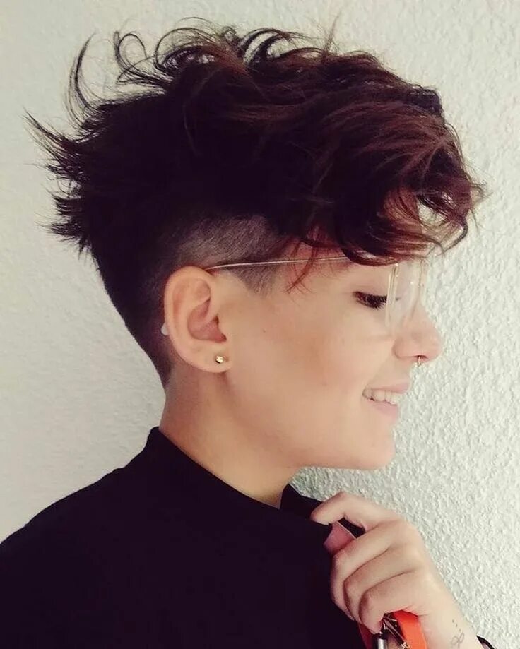 Прическа тамбой женская hairstyle very attractive - Hair desing in 2020 (With images) Tomboy haircut, To