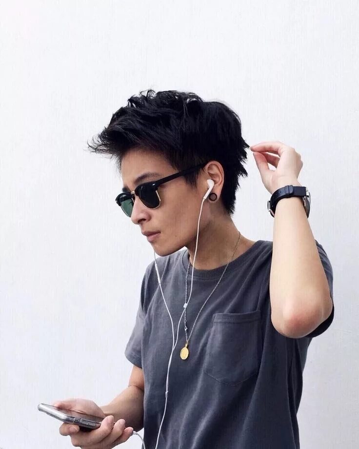 Прическа тамбой женская Pin By Lys On My Style In 2019 Tomboy Hairstyles Androgynous Hair - androgynous 