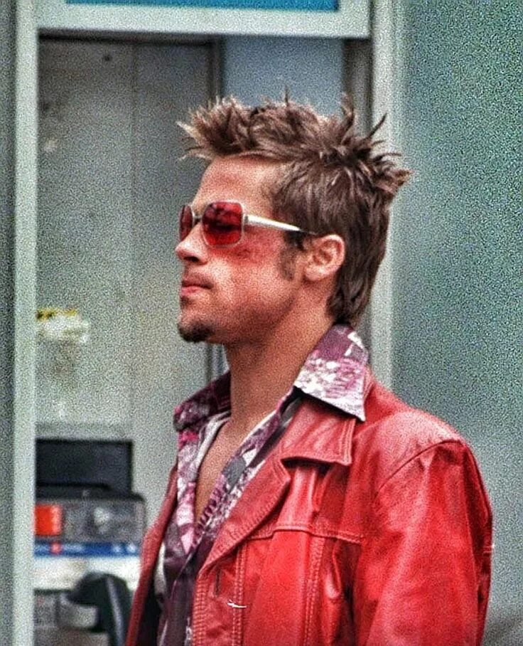 Прическа тайлера дердена Nirvana Vibes ™ on Instagram: "In Tyler We Trust. *Fight Club (1999) #BradPitt #