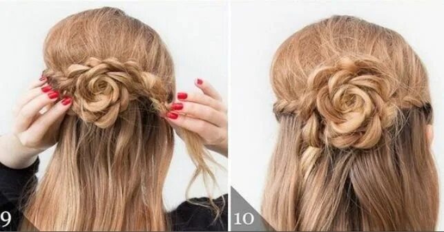 Прическа цветок как сделать Peinados Imágenes De Trenzas Rose hair, Cool hairstyles, Hair styles