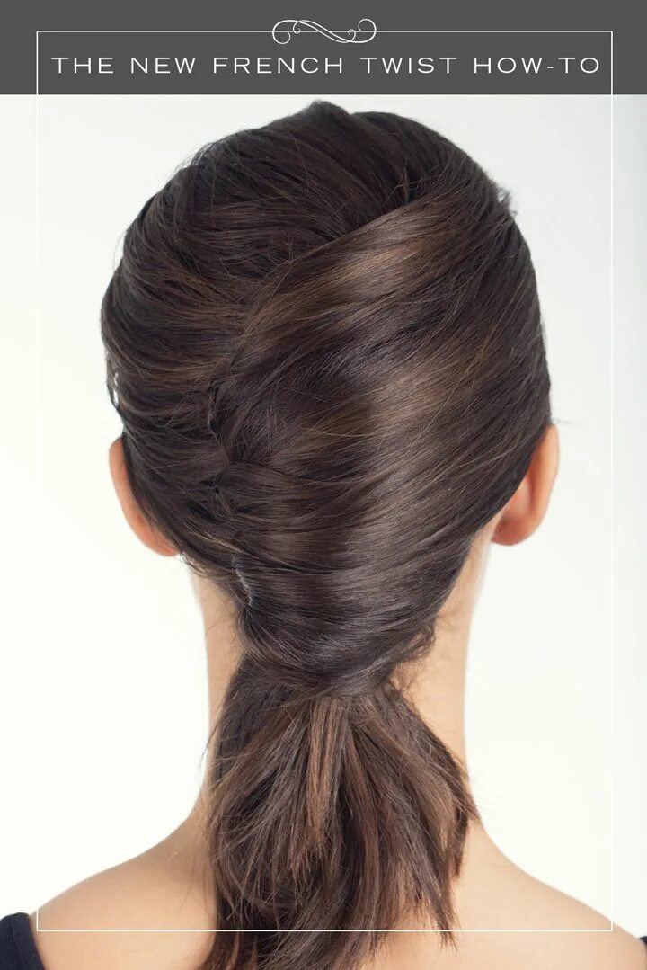 Прическа твист на средние волосы Hair How-To: The New French Twist French twist hair, Long hair styles, Hair styl