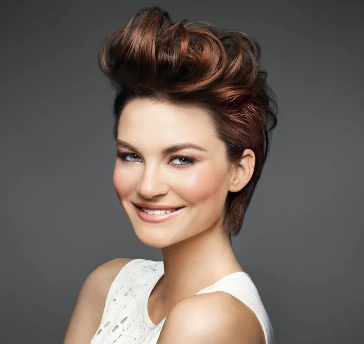 Прическа укладка для женщин Pin on Rockin Hair Moments Long face hairstyles, Cute hairstyles for short hair,