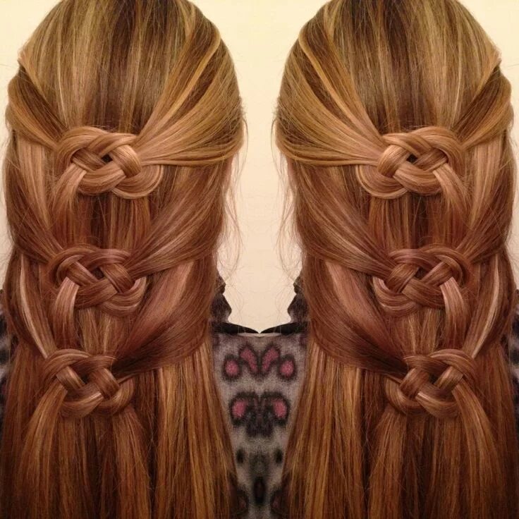Прическа узел женская 3 Celtic knots Hair styles, Hair knot, Hair images