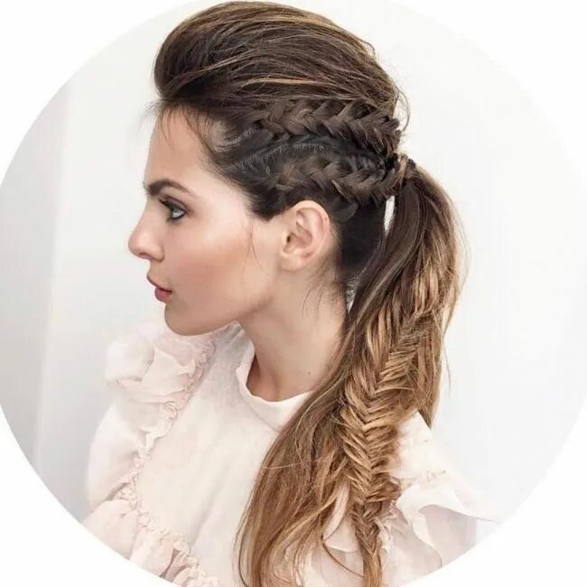 Прическа в дорогу на длинные волосы Fryzury na wesele - modne uczesania dla długich włosów Braided hairstyles, Hair 