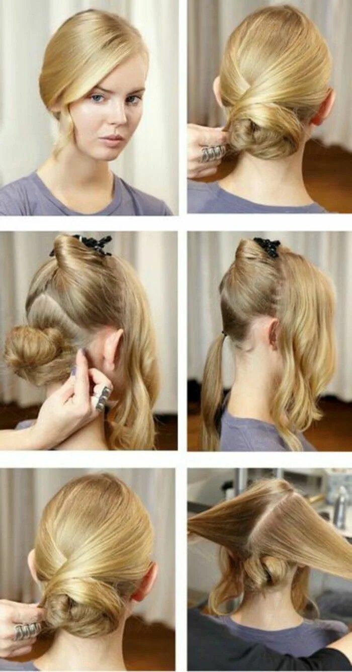 Прическа в офис на длинные Résultat de recherche d'images pour "chignon bas" Office hairstyles, Long hair s