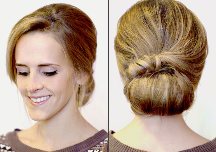 Прическа в офис на средние 41 DIY Cool Easy Hairstyles That Real People Can Actually Do at Home! (With imag