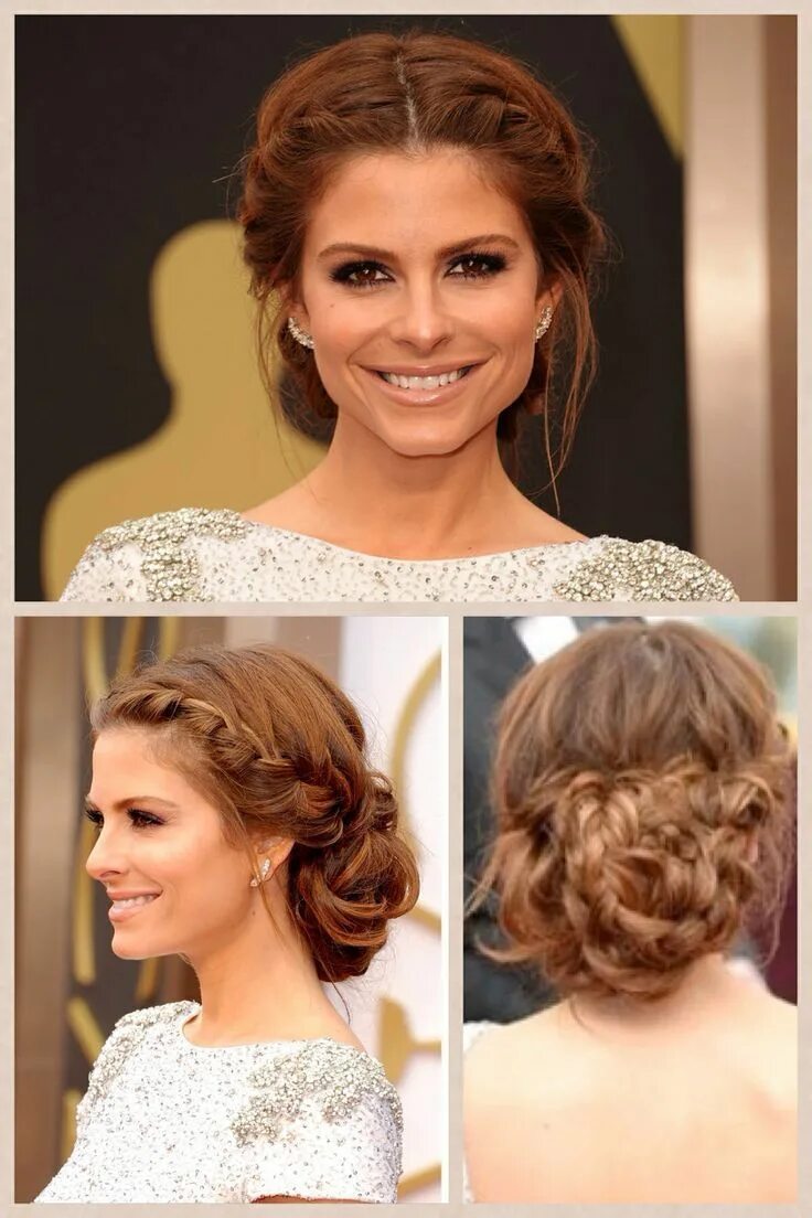 Прическа в ресторан на средние волосы Oscar hairstyles, Wedding hairstyles, Hair styles 2014