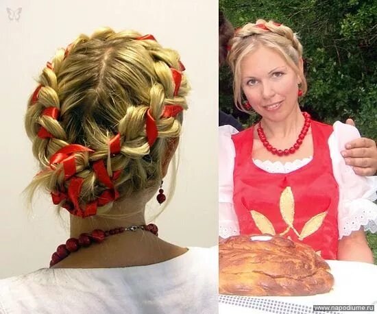 Прическа в русском народном стиле для девочки Ukrainian braid Wedding hairstyles, Hair styles, Braided hairstyles