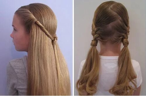 Прическа в школу на длинные Пин на доске Hair