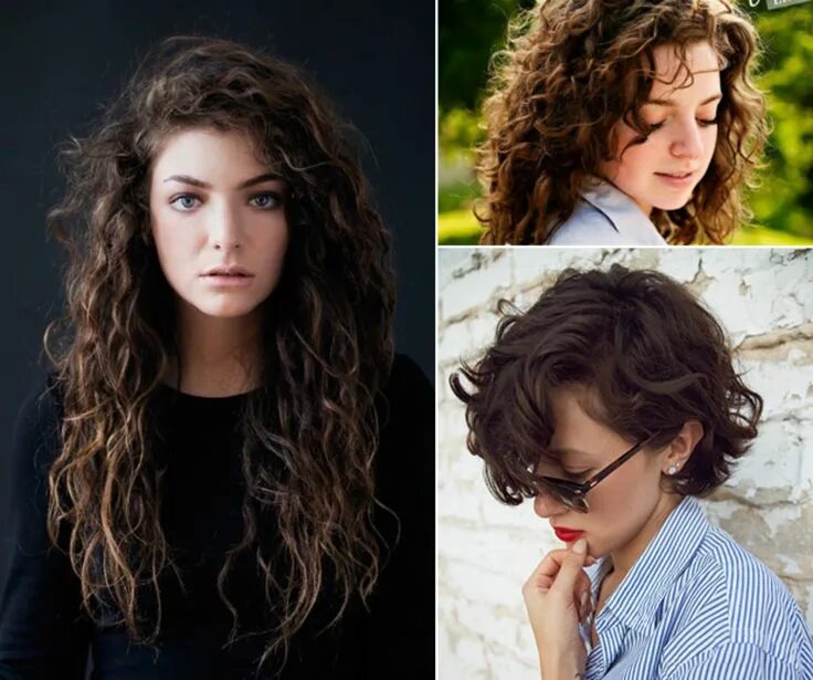 Прическа в школу на пушистые волосы The Best Haircuts For Curly, Thick, and Fine Hair Curly hair styles naturally, F