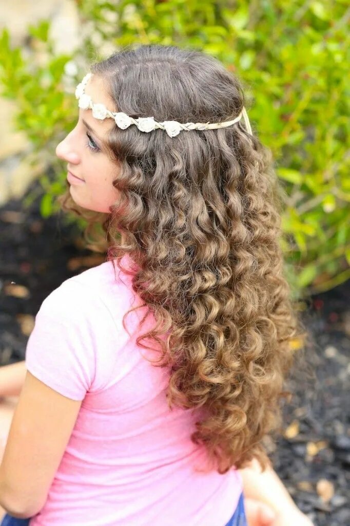 pricheska-vodopad-foto_34 Hairstyle, Quince hairstyles, Hairstyles for quinceane