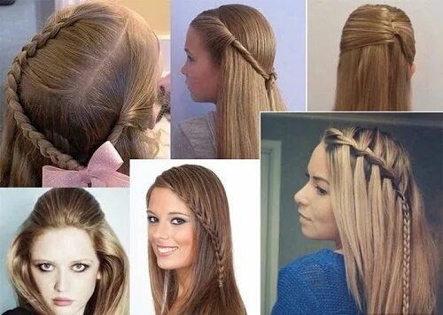 Прическа в школу с вечера прическа с распущенными волосами на каждый день Cool hairstyles, Hair, Hair cuts