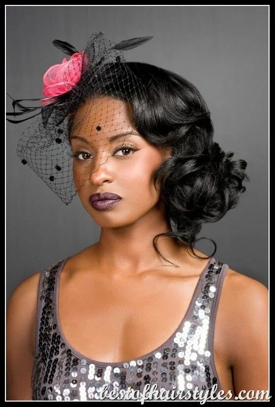 Прическа в стиле чикаго на средние 1920s-hairstyles-for-black-women Hair Pinterest Renaissance hairstyles, Short ha