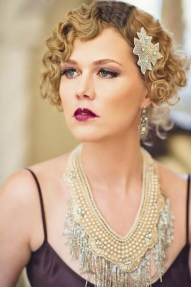 Прическа в стиле гэтсби фото Vintage Wedding Hairstyles: 30+ Best Looks & Expert Tips Kapsels, Haar, Damesmod