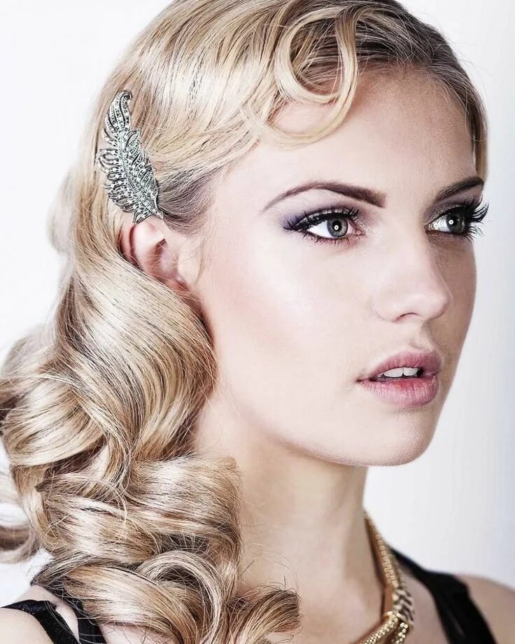 Прическа в стиле гэтсби на длинные Mother Of The Bride Hairstyles: 63 Elegant Ideas 2021 Guide Gatsby hair, Mother 