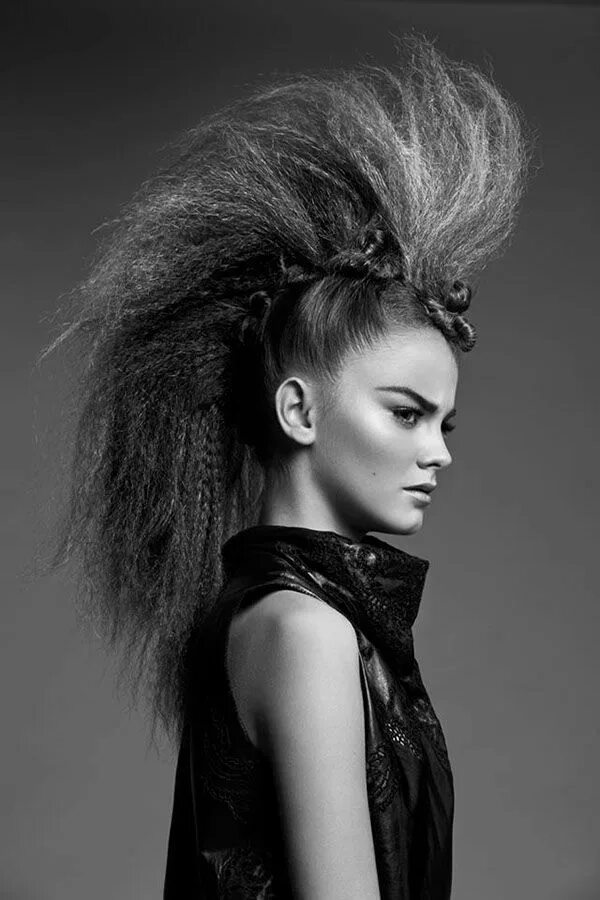 Прическа в стиле рок женская project for 12mag.netHair and make up: Slav Anastasov Model: Magadalena @Ivet Fa