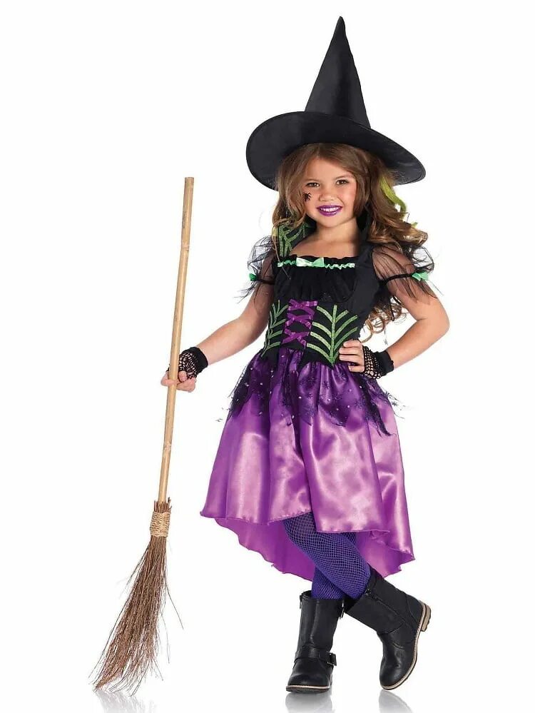 Прическа ведьмы на хэллоуин для девочки Leg Avenue's Girl's Spiderweb Witch Costume - Walmart.com - Walmart.com