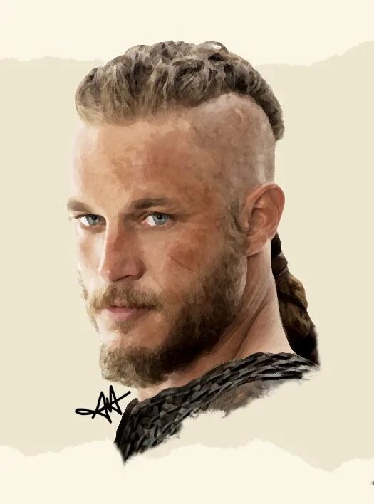 Прическа викингов фото Ragnar - Vikings by Ajanee12 Ragnar lothbrok vikings, Vikings ragnar, Vikings