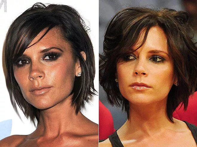 Прическа виктории бекхэм 2024 What's Her Best Hair? in 2024 Victoria beckham hair, Short wavy hair, Hair cuts