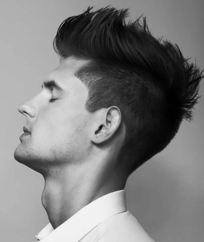 Прическа висками мужские Mohawk Hairstyle Cool hairstyles for men, Haircuts for men, Faux hawk hairstyles