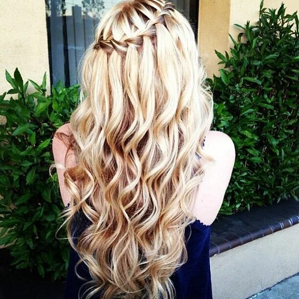 Прическа водопад The Hair & The Make Up Long hair styles, Hair styles, Pretty hairstyles