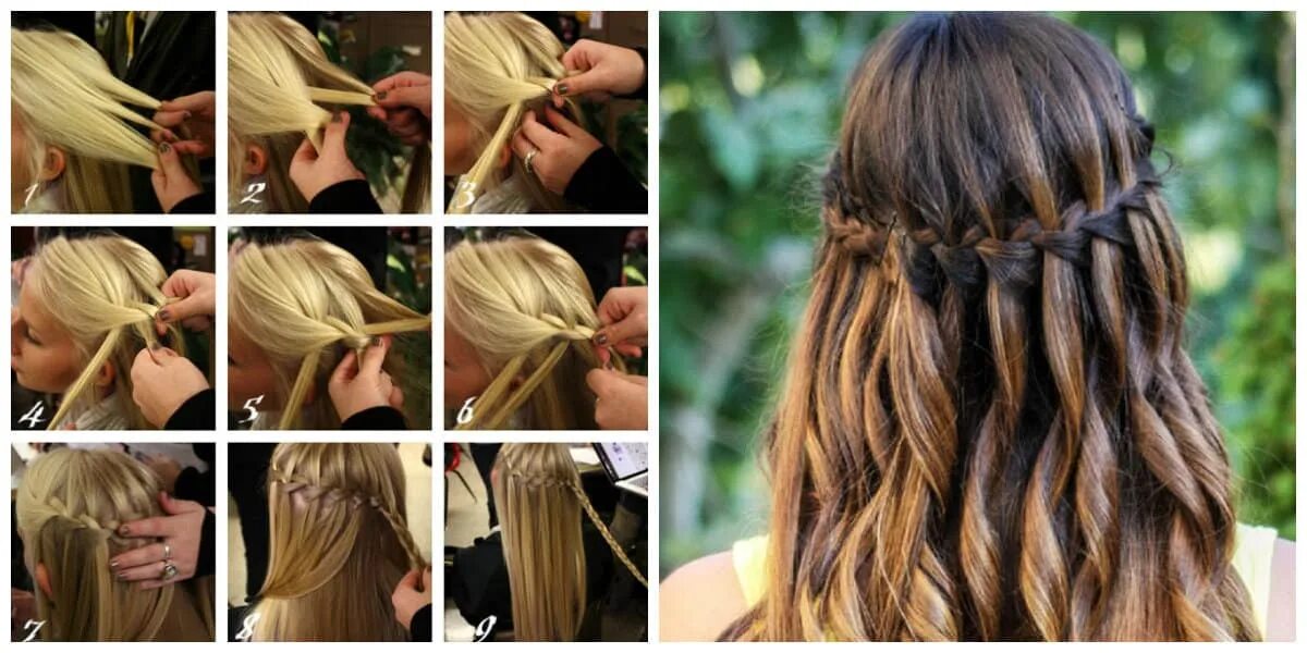 Прическа водопад на длинные пошагово Formal hairstyles for long hair: 7 best fashionable ideas for formal long hair